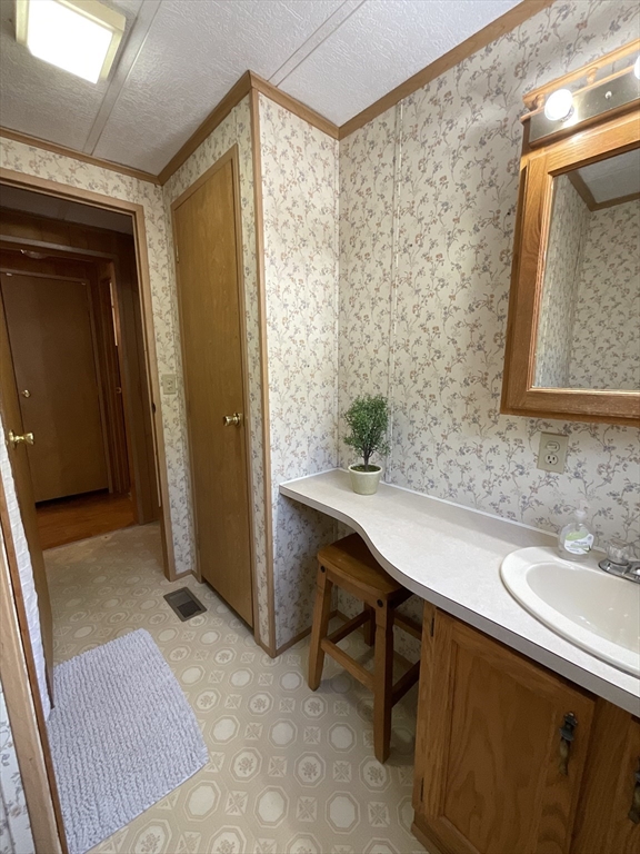 16 Agent Road Raymond, NH 03077 - Photo 18 of 35 a bathroom with a sink and a mirror