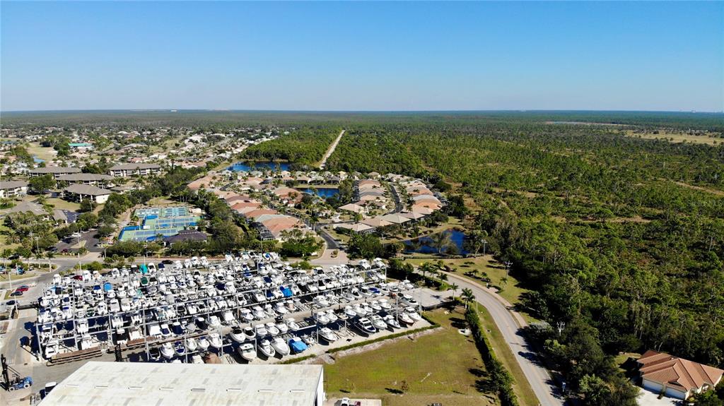 3170 Matecumbe Key Road, Unit 115 Punta Gorda, FL 33955 - Photo 39 of 43 an aerial view of residential houses with city view