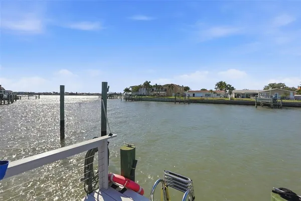 a view of ocean from a balcony