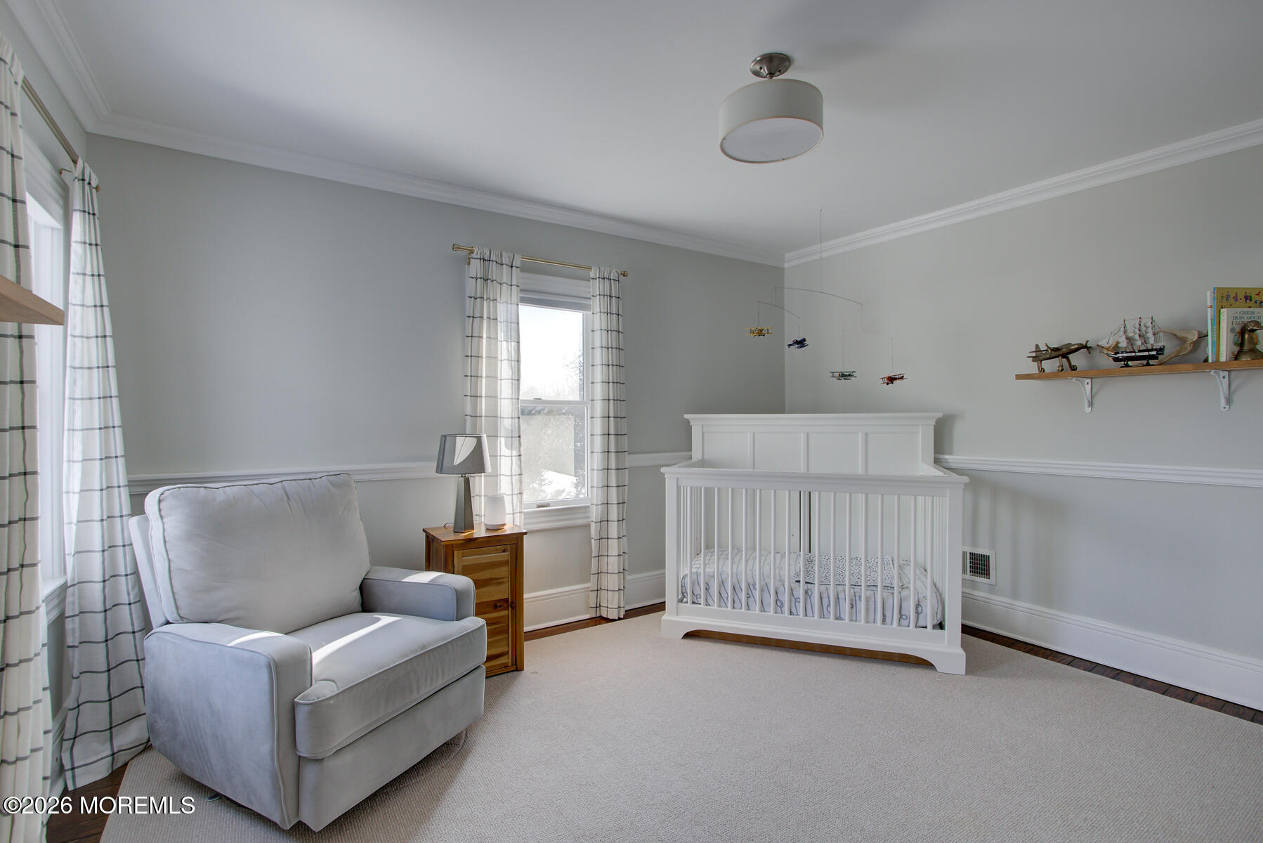 39 River Road Rumson, NJ 07760 - Photo 21 of 36 a bedroom with furniture and a window