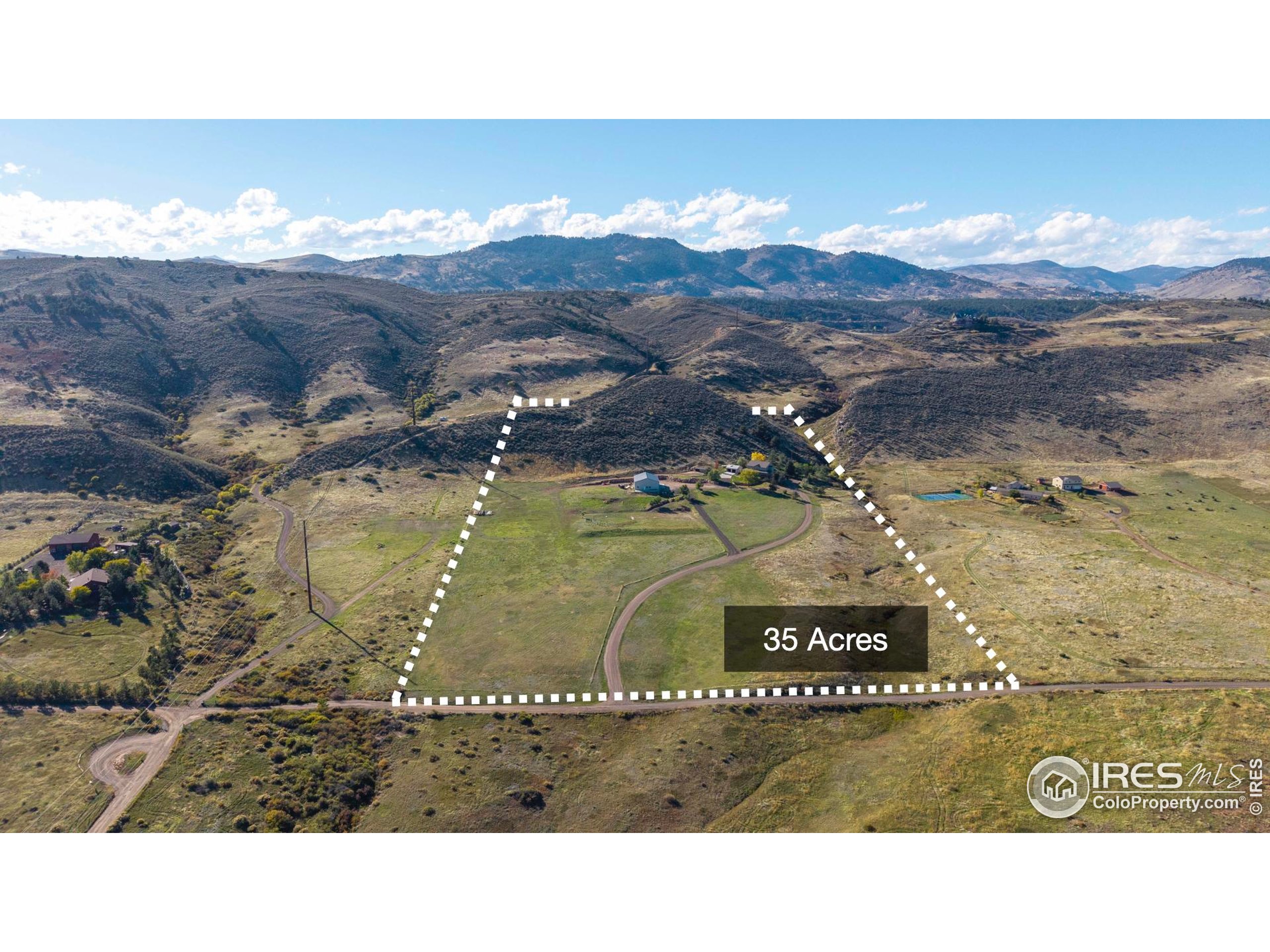 6465 Hidden Springs Road Fort Collins, CO 80526 - Photo 4 of 50 a black and white photo of a lake