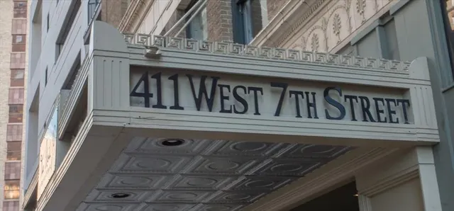 a view of city with tall buildings
