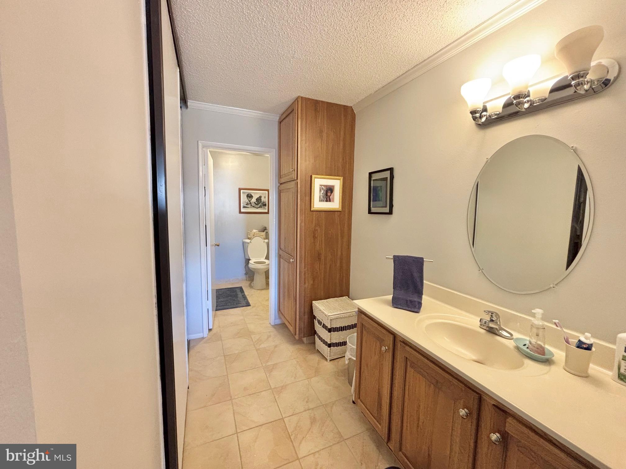 15111 Glade Drive, Unit 123D Silver Spring, MD 20906 - Photo 11 of 23 a en suite bathroom with a double vanity sink and a mirror