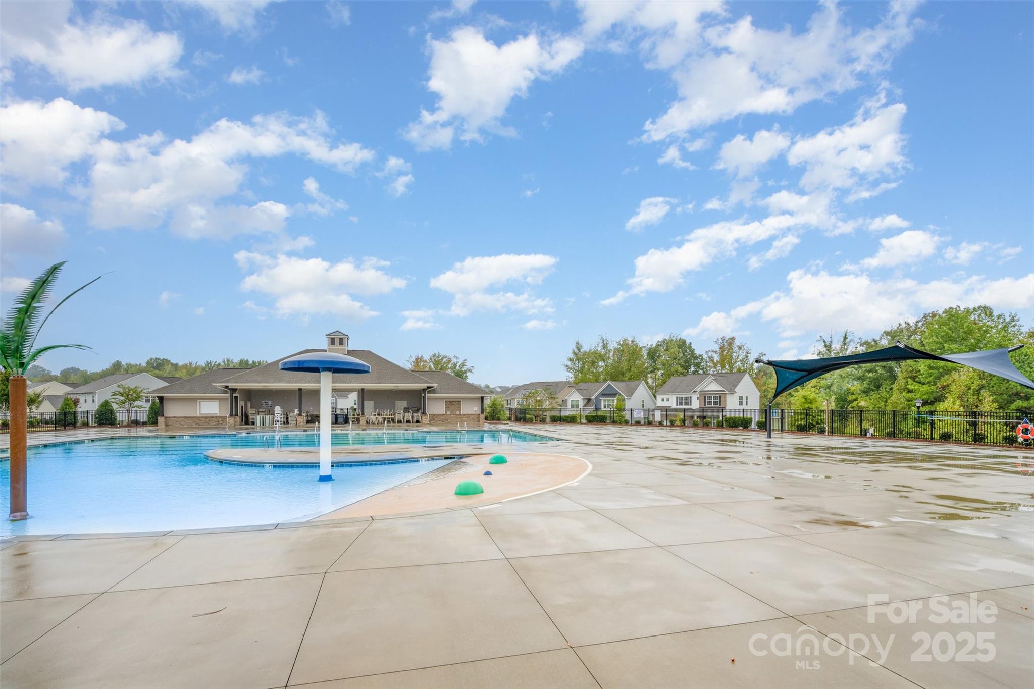 6883 Spring Peeper Lane Lancaster, SC 29720 - Photo 33 of 42 a view of swimming pool with outdoor seating and plants
