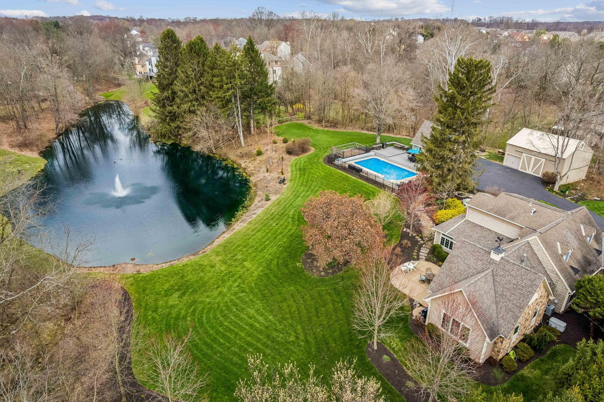 7546 Bale Kenyon Road Lewis Center, OH 43035 - Photo 4 of 121 Aerial view of property