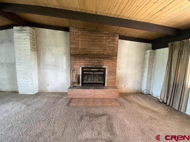 24502 Rd North Cortez, CO 81321 - Photo 9 of 35 a view of empty room with a fireplace