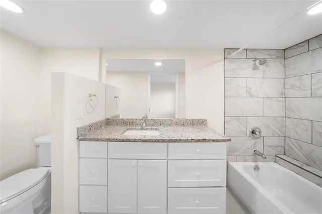 a view of a room with a window