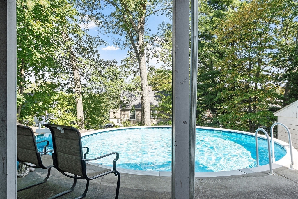 145 Virginia Road Waltham, MA 02453 - Photo 31 of 36 a view of a back yard from a balcony