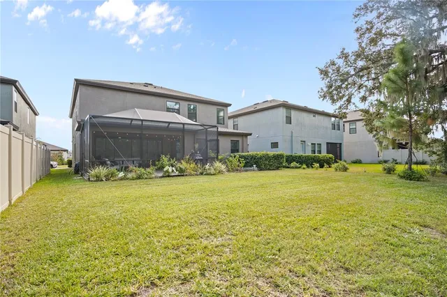 an aerial view of multiple houses