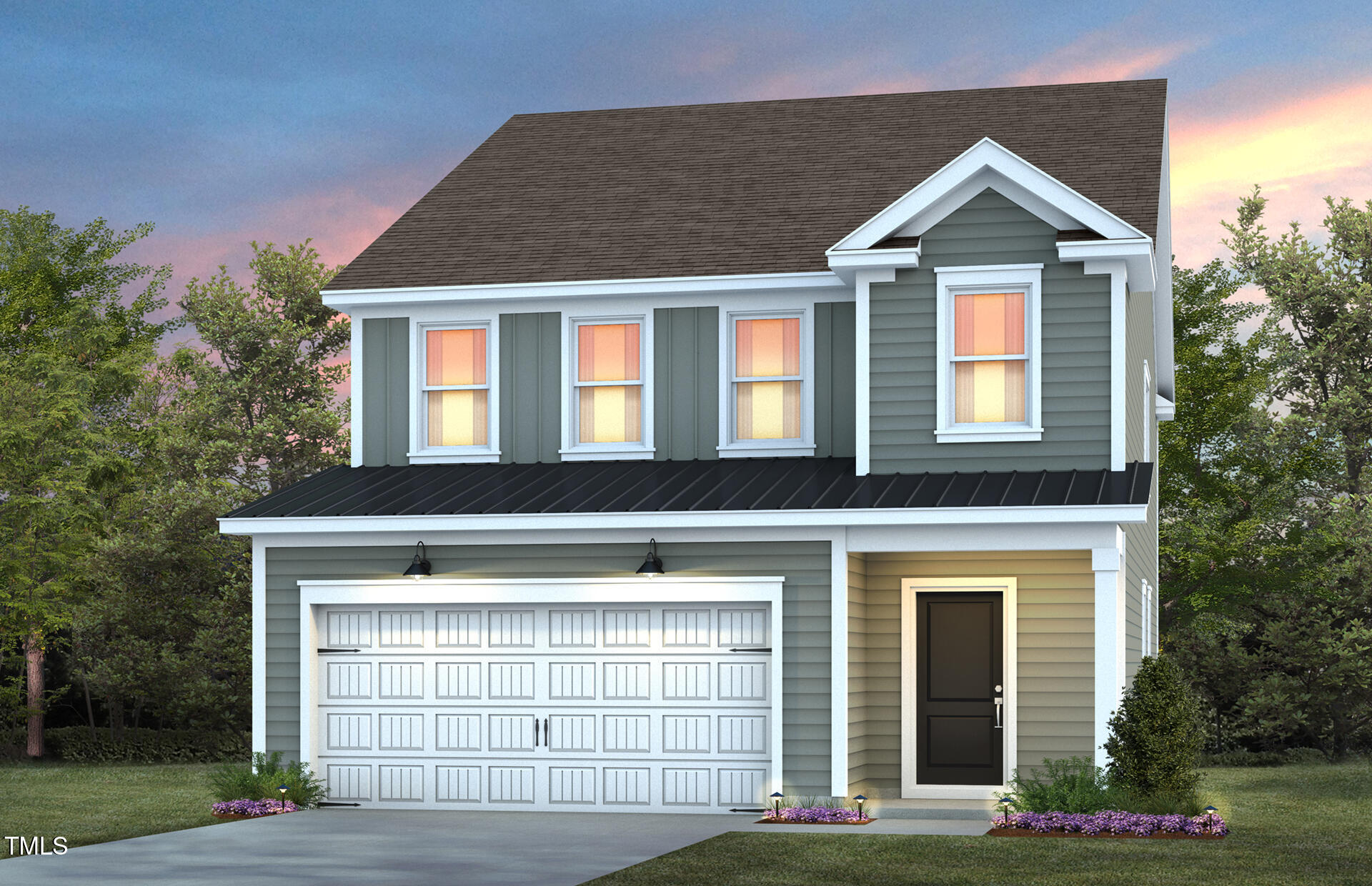 2826 Huxley Way Apex, NC 27502 - Photo 1 of 14 a front view of a house with a yard