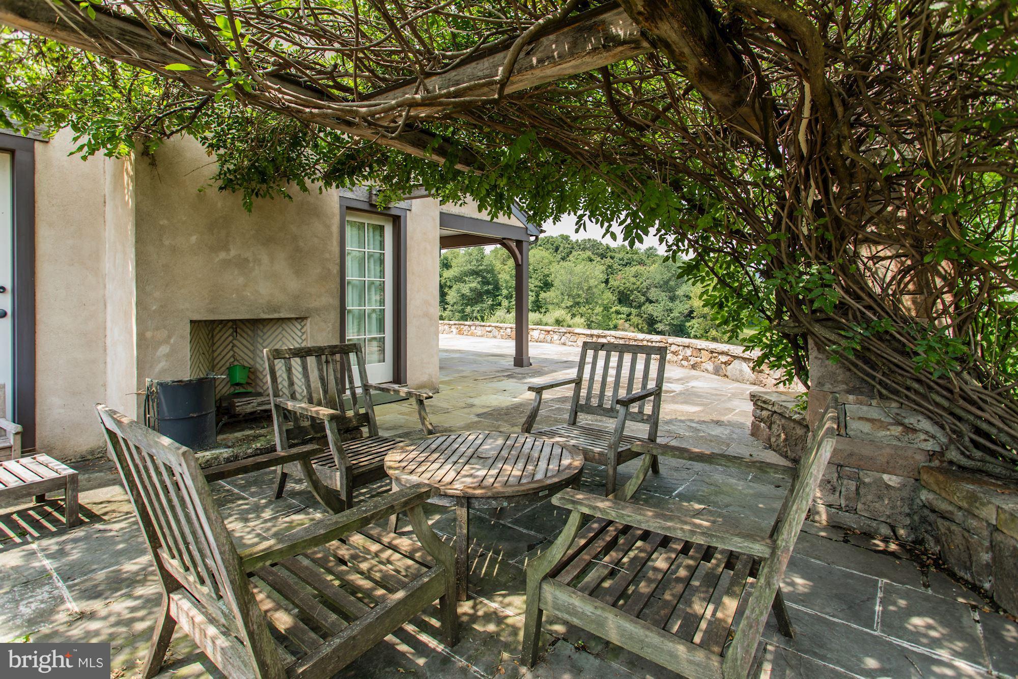 5503 Washwright Road Hume, VA 22639 - Photo 27 of 29 SIde Wisteria Covered Pergola