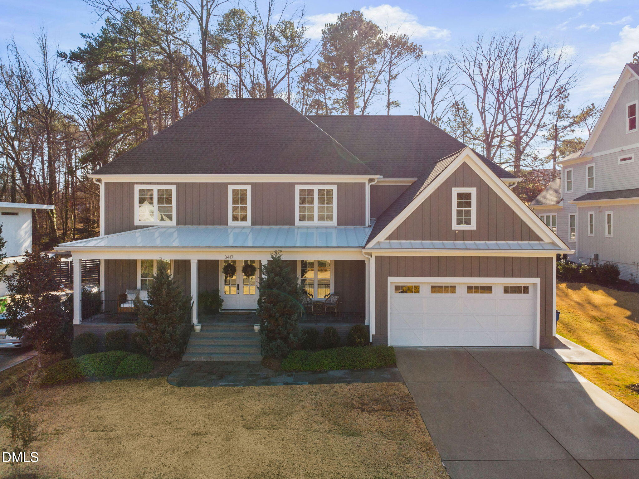 3417 Edgemont Drive Raleigh, NC 27612 - Photo 68 of 83 a front view of house with yard and trees around