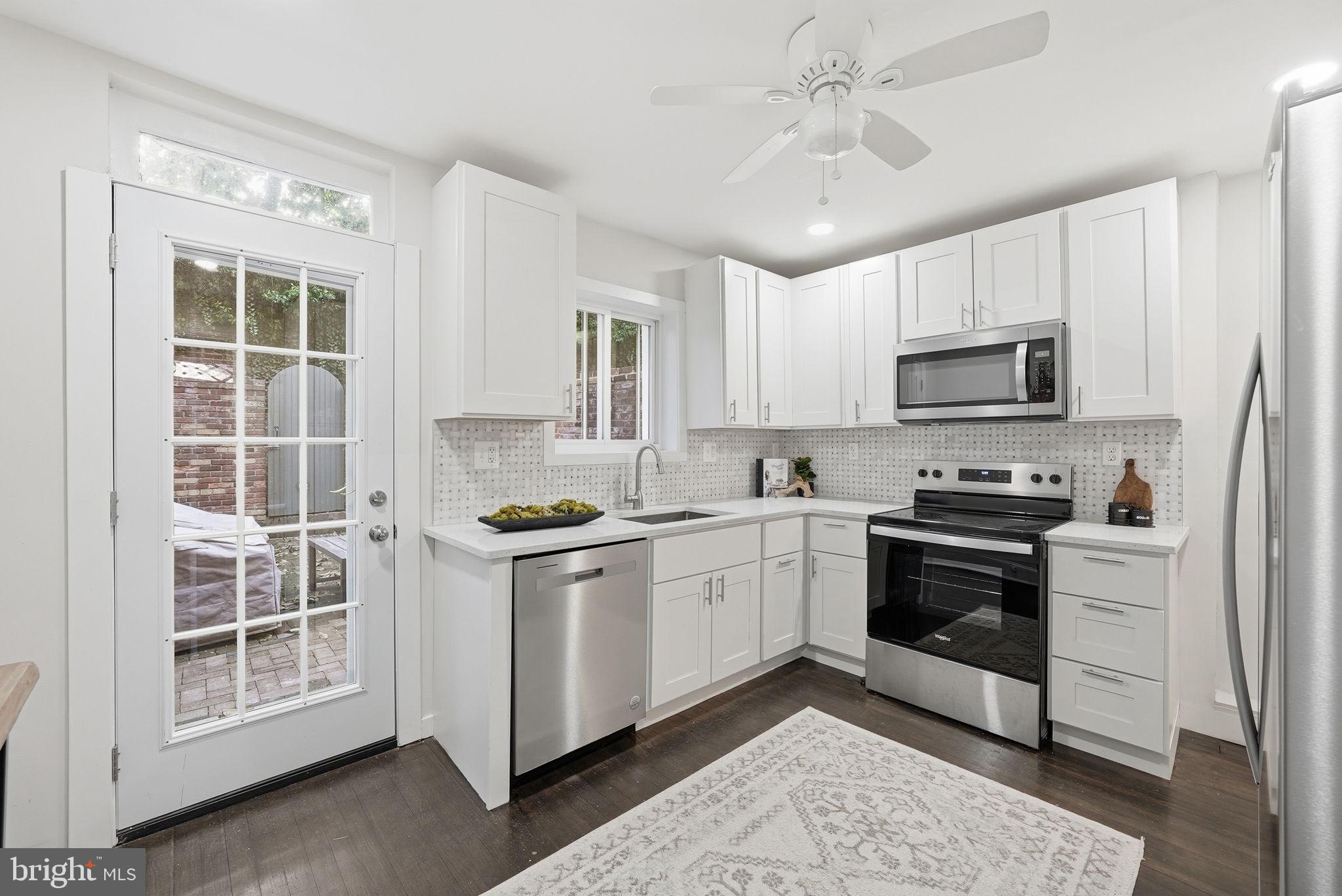 1544 34th Street Northwest Washington, DC 20007 - Photo 6 of 26 Renovated Kitchen