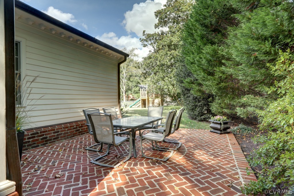 201 Wakefield Road Richmond, VA 23221 - Photo 24 of 24 Rear Patio and Yard - The home is surrounded by he