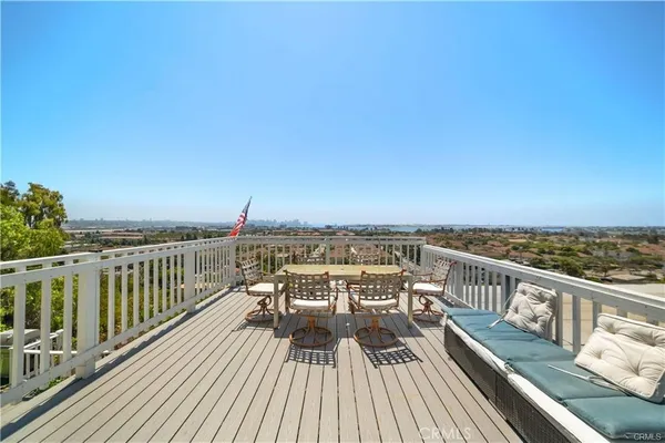 an aerial view of a house with a terrace view