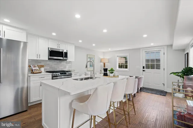 a bedroom with bed and a window