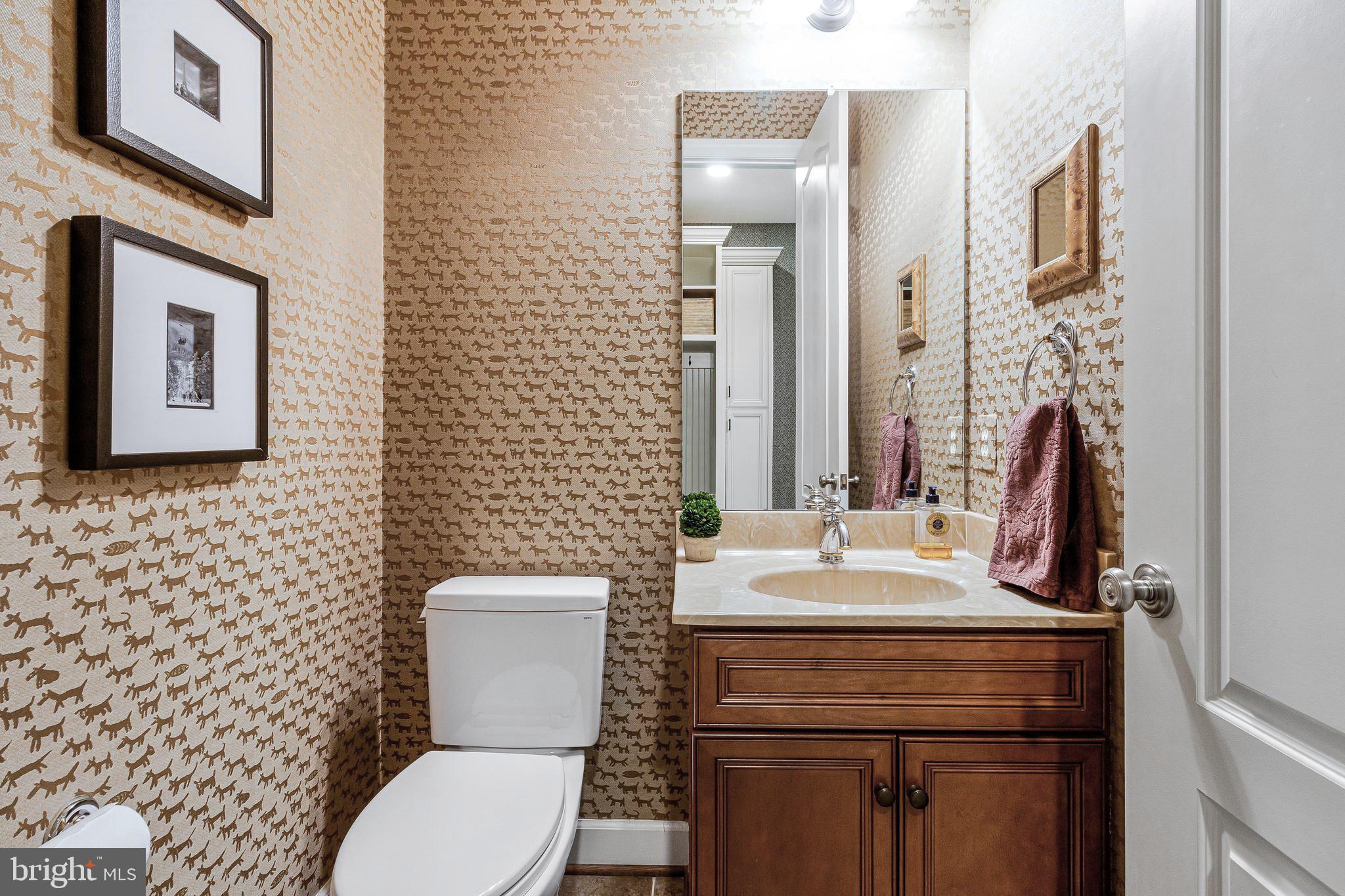 1029 Founders Ridge Lane McLean, VA 22102 - Photo 27 of 71 a bathroom with a toilet sink and mirror