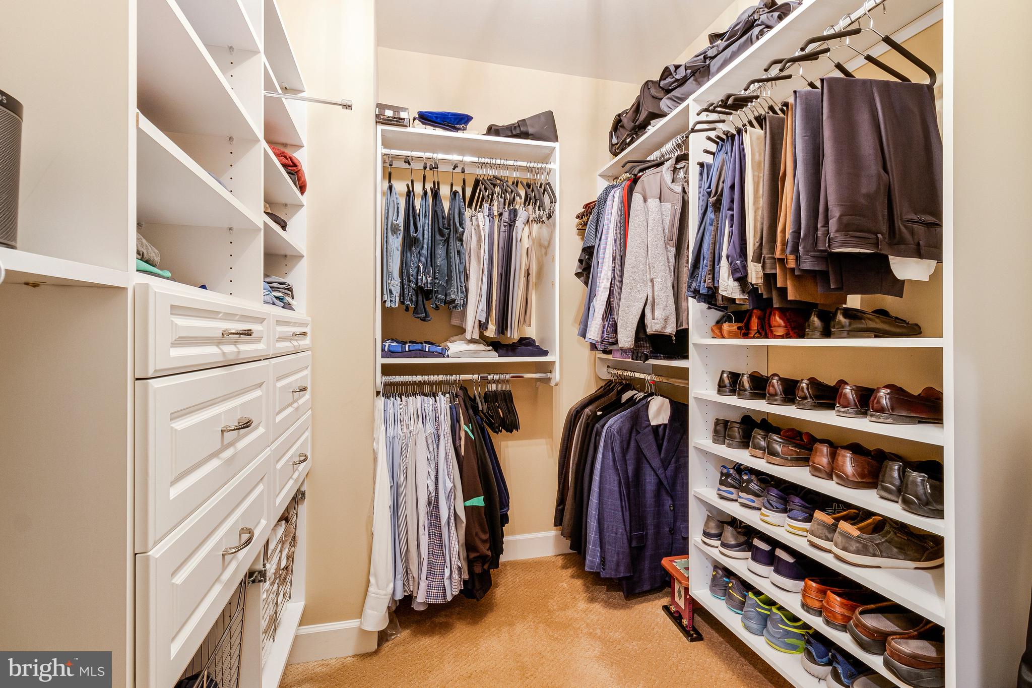 1029 Founders Ridge Lane McLean, VA 22102 - Photo 34 of 71 a view of walk in closet with clothes and shoes