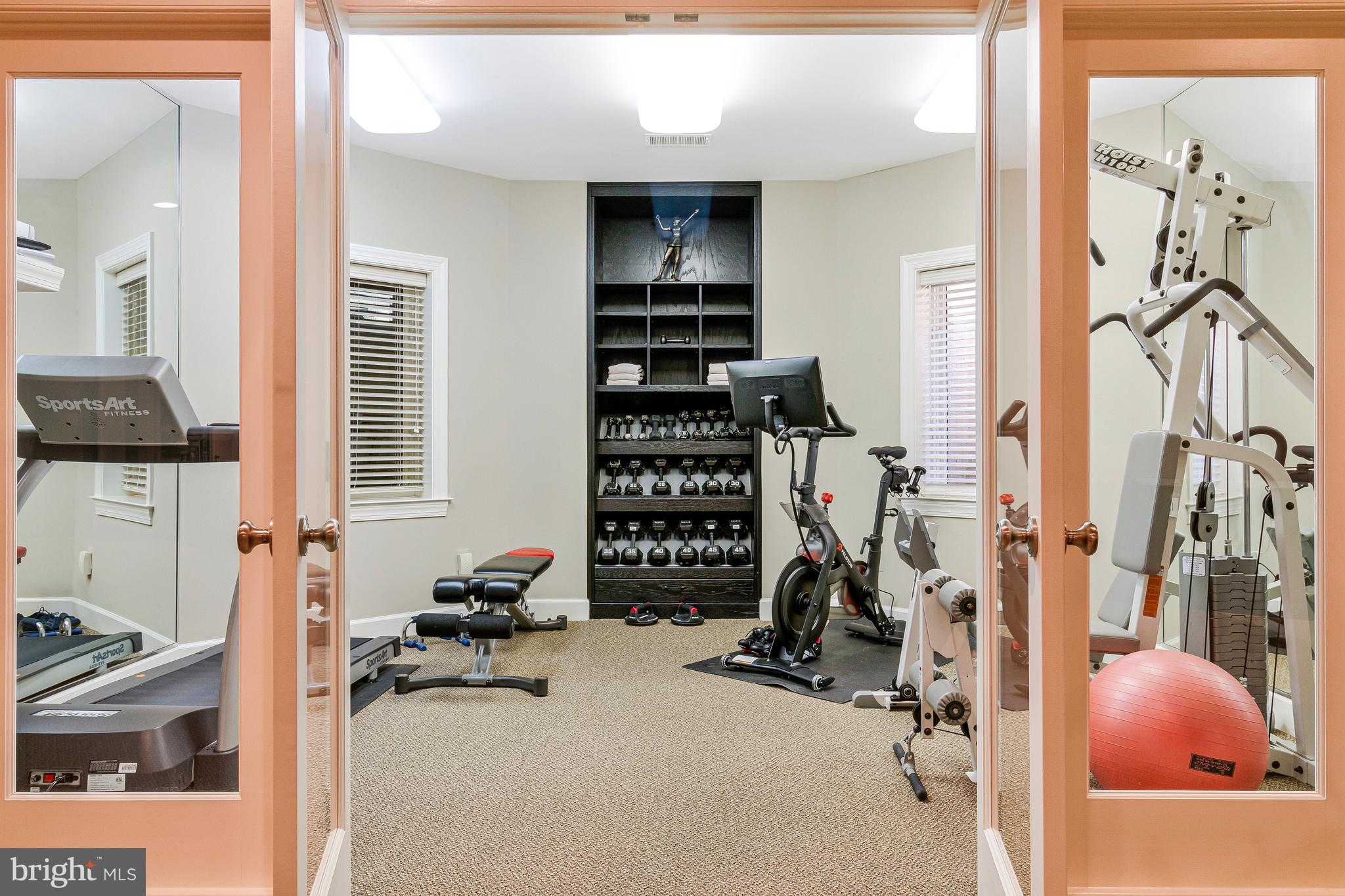 1029 Founders Ridge Lane McLean, VA 22102 - Photo 46 of 71 a view of a room with gym equipment