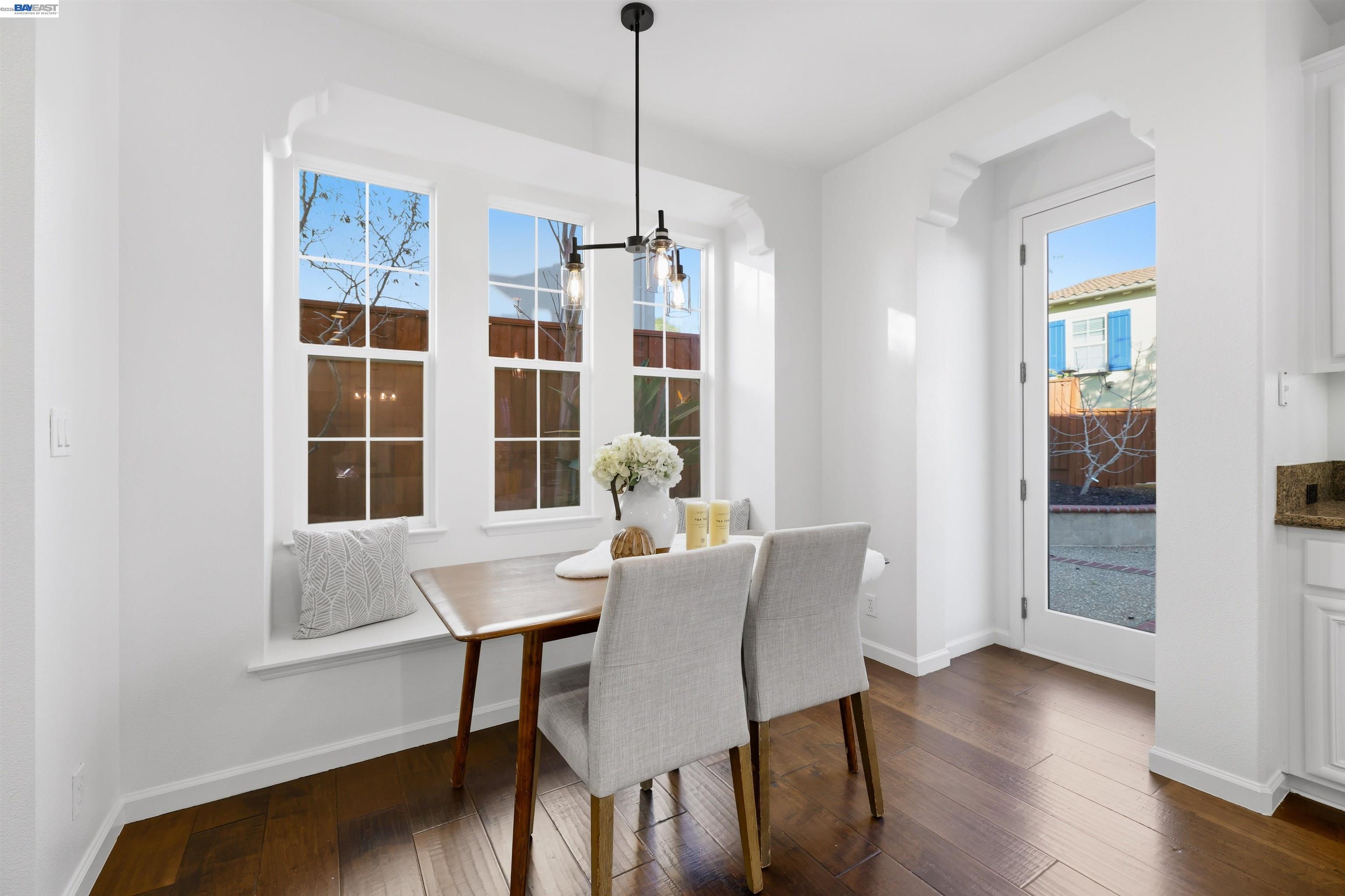 112 Begonia Court San Ramon, CA 94582 - Photo 17 of 52 a view of a dining room with furniture window and wooden floor