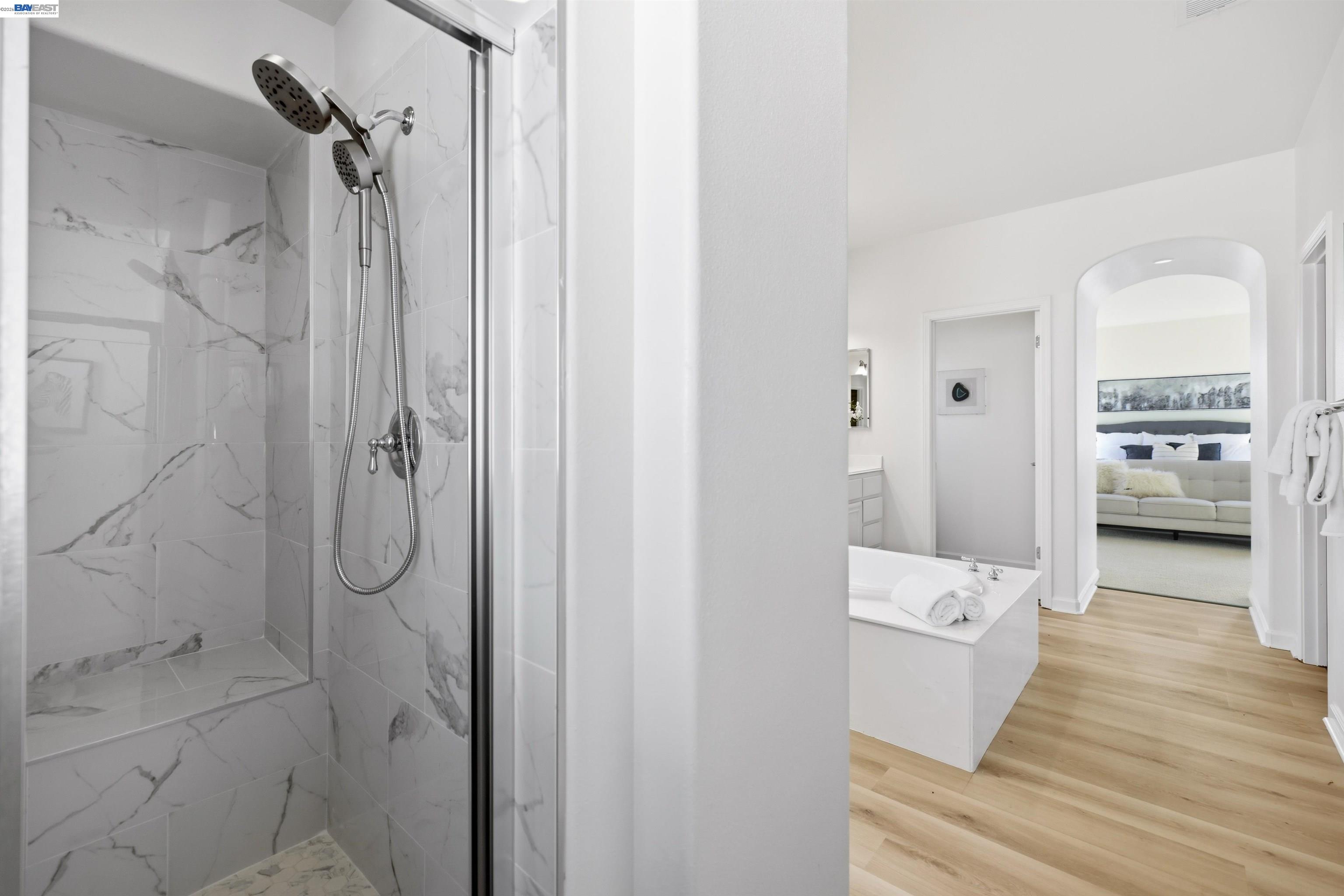 112 Begonia Court San Ramon, CA 94582 - Photo 25 of 52 a bathroom with a shower and a sink