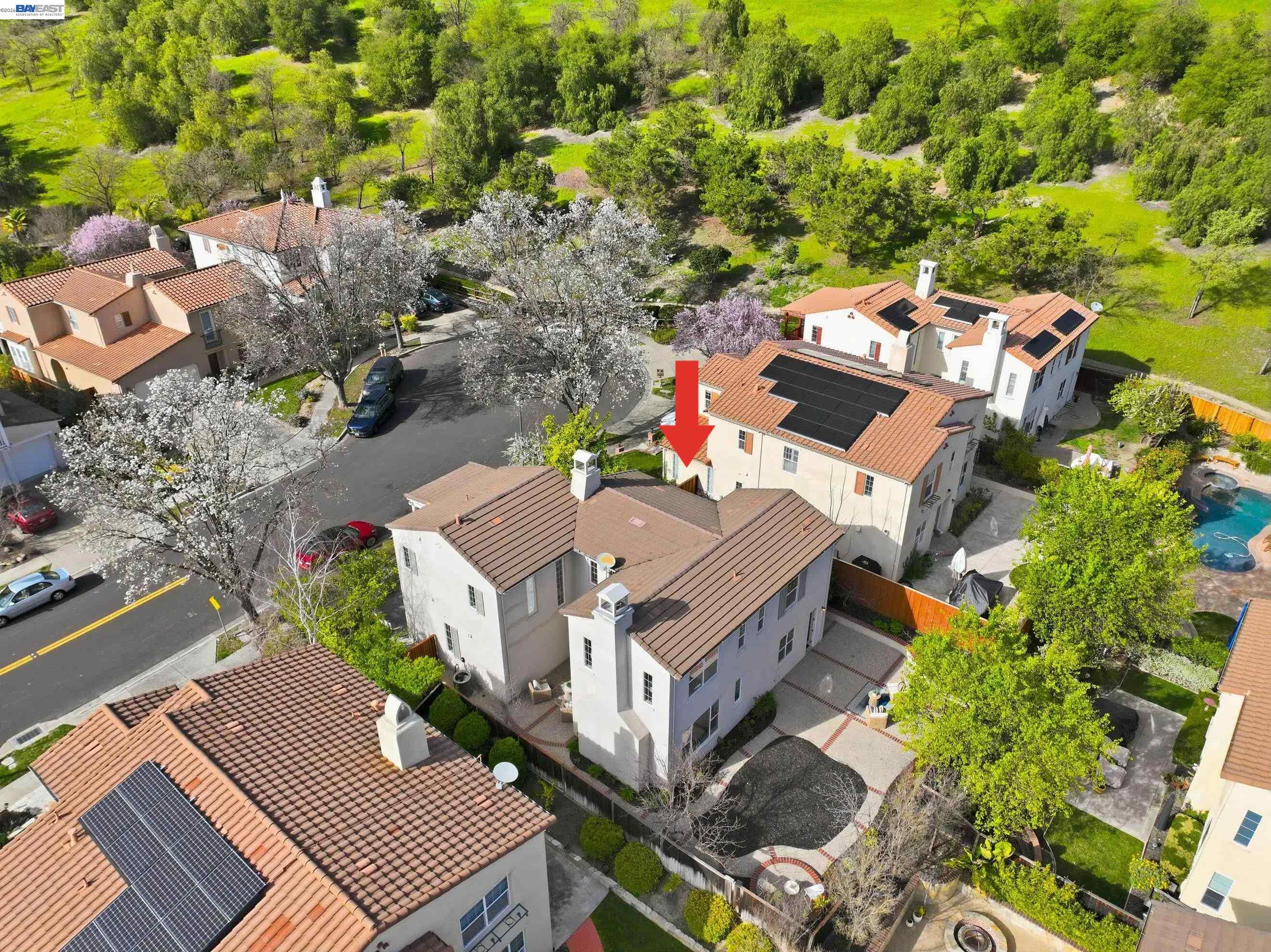 112 Begonia Court San Ramon, CA 94582 - Photo 46 of 52 an aerial view of a house with a yard