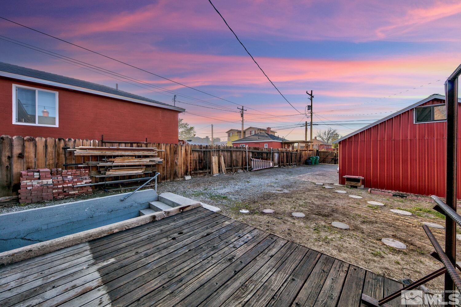 561 Moran Street Reno, NV 89502 - Photo 34 of 40 a view of a backyard with sitting area
