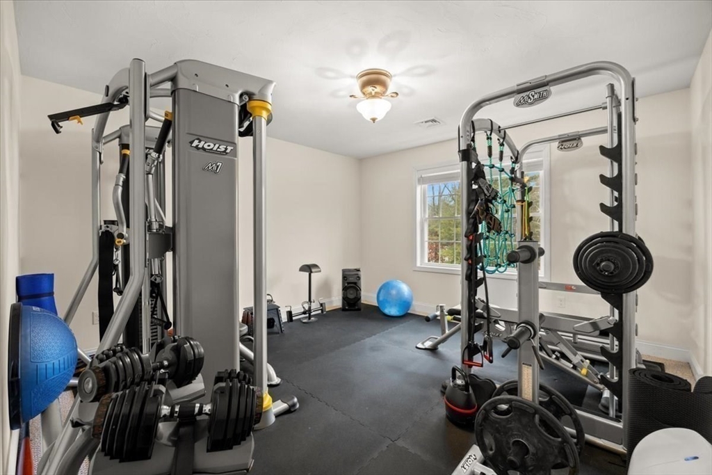 22 Highland Road, Unit 29 Raynham, MA 02767 - Photo 33 of 36 a view of a room with gym equipment
