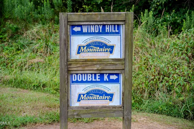 a view of a street with an outdoor space