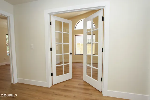 wooden floor in an empty room