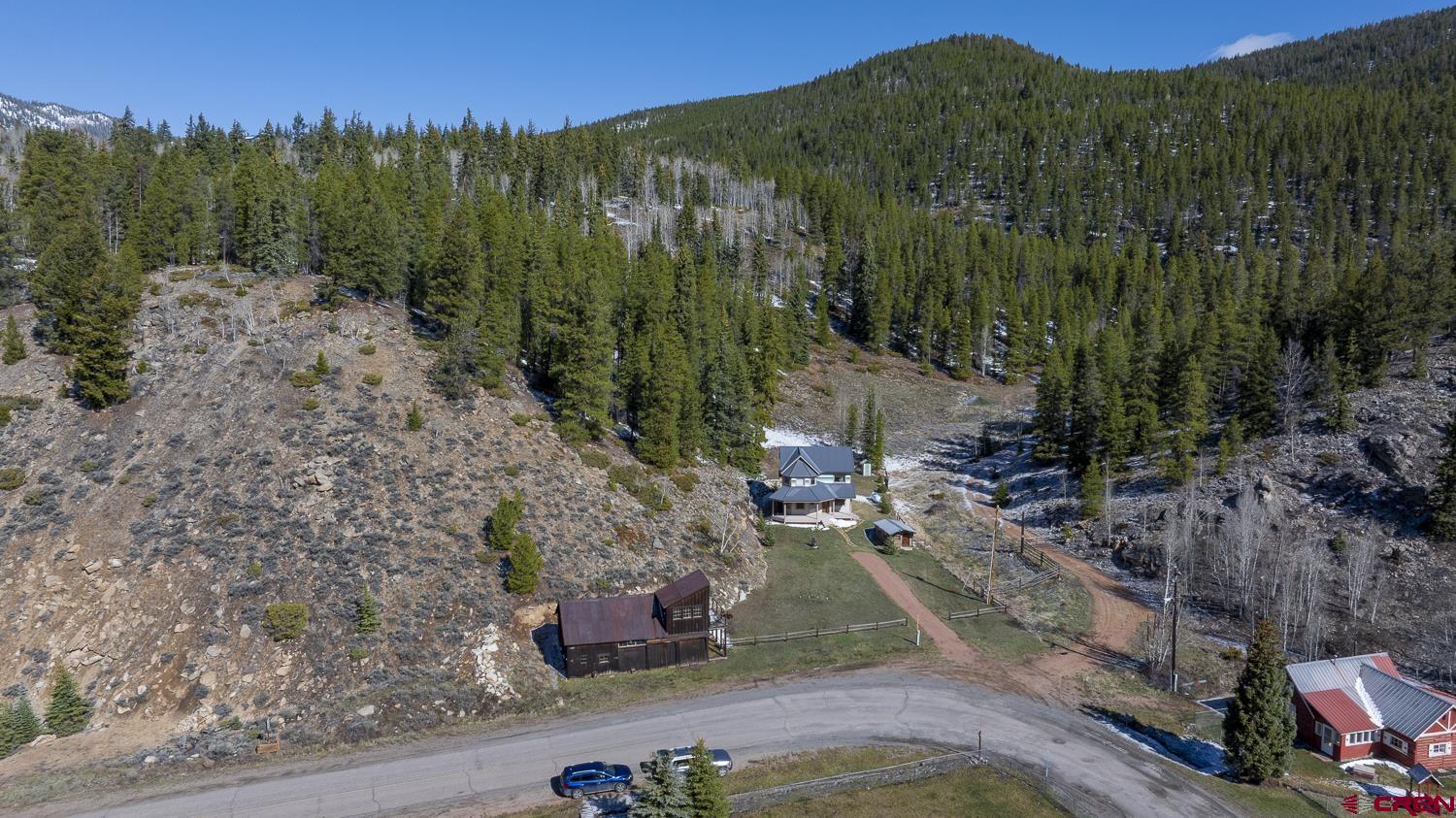 825-823 Main Street Pitkin, CO 81241 - Photo 36 of 42 a view of a backyard with plants