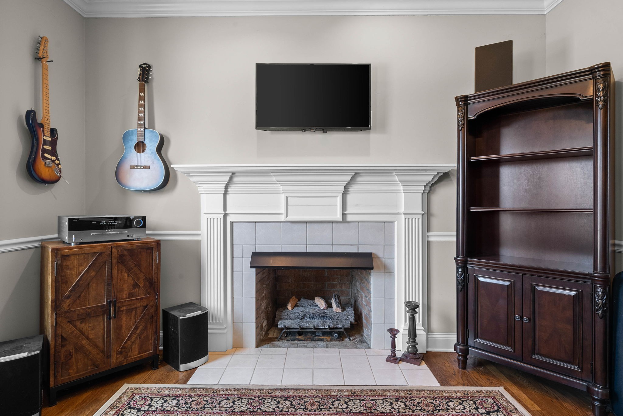 4787 Sango Road Clarksville, TN 37043 - Photo 33 of 55 a living room with furniture and a fireplace