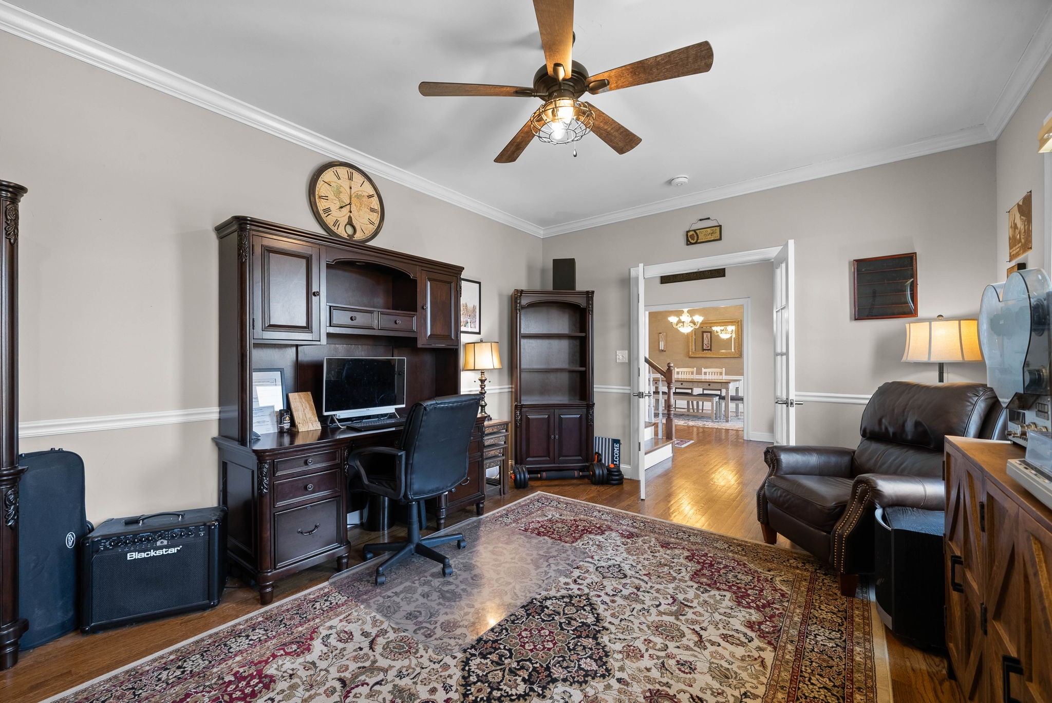 4787 Sango Road Clarksville, TN 37043 - Photo 34 of 55 a living room with furniture a flat screen tv and a window