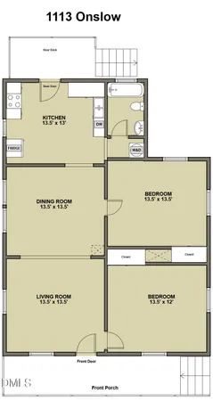 $298,000 | 1113 Onslow Street, Durham, NC 27705