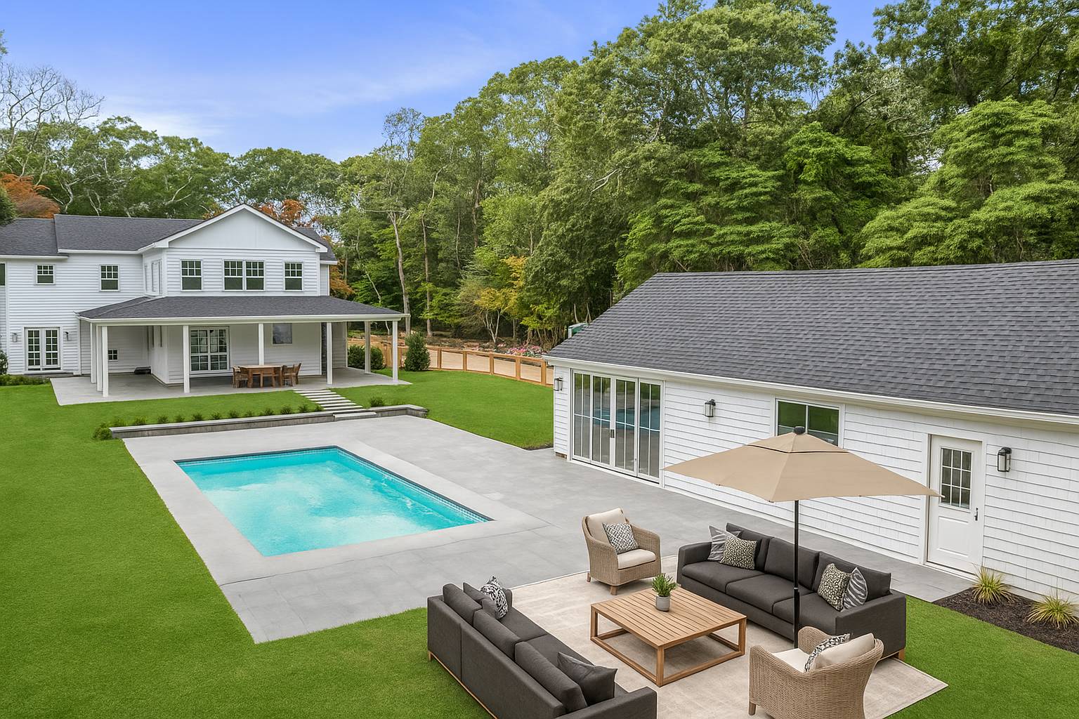 36 Jagger Lane Westhampton, NY 11977 - Photo 39 of 41 a view of a house with pool table and chairs