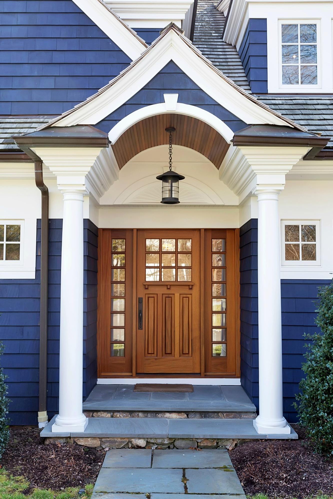 11 Juniper Road Darien, CT 06820 - Photo 2 of 25 a view of a entryway door front of a house