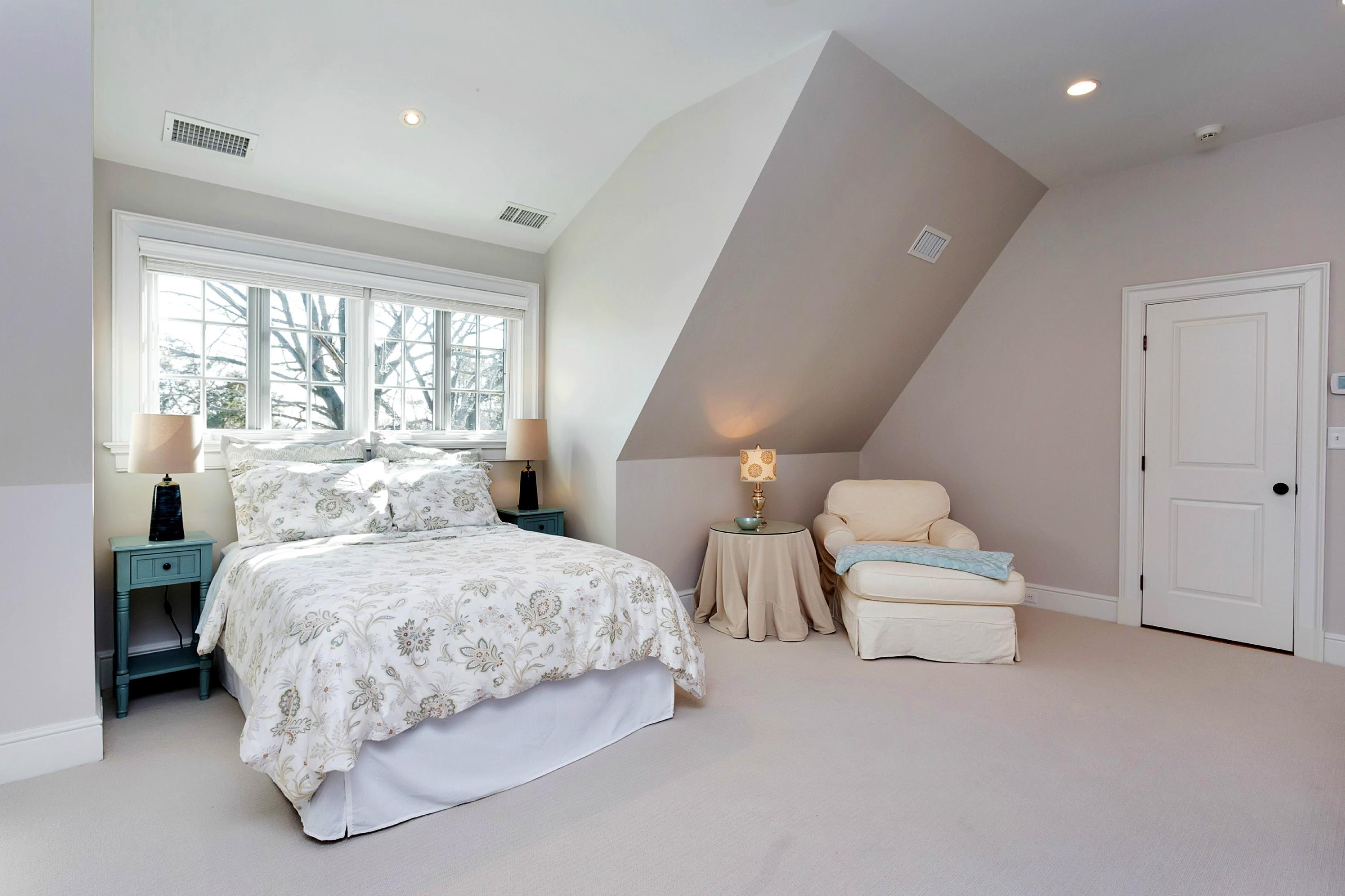 11 Juniper Road Darien, CT 06820 - Photo 18 of 25 a bedroom with two beds and painted walls