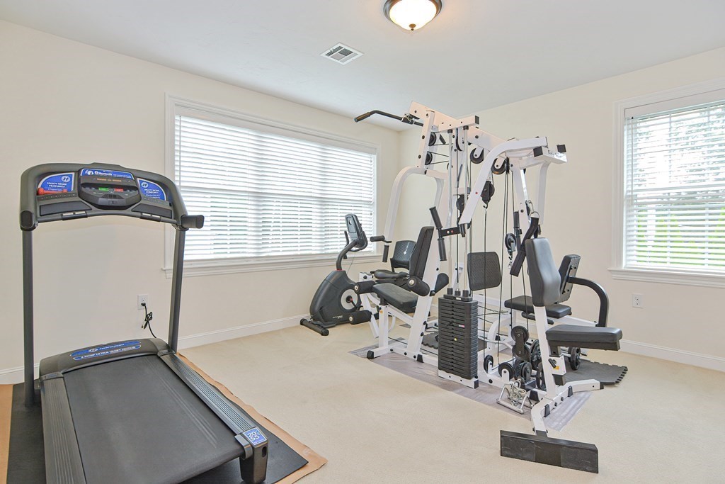 1 Ridgewood Street Ashland, MA 01721 - Photo 21 of 30 a view of a room with gym equipment
