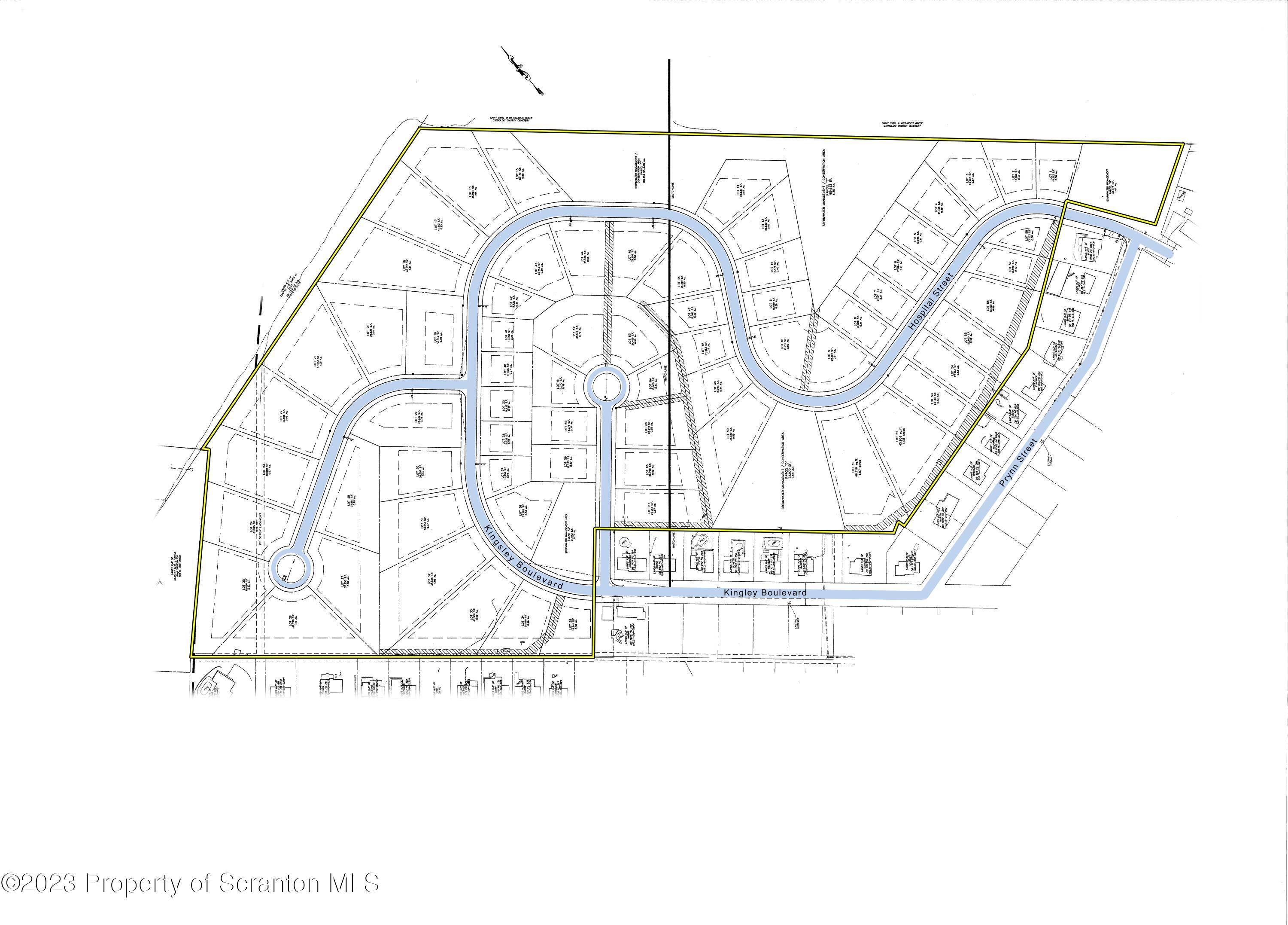 Hospital Street Peckville, PA 18452 - Photo 4 of 4 a black and white photo of a painting