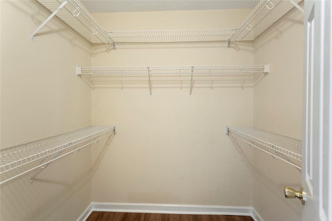 108 Ora Lane Anderson, SC 29625 - Photo 19 of 40 This spacious closet offers ample storage with convenient wire shelving and durable wood flooring.