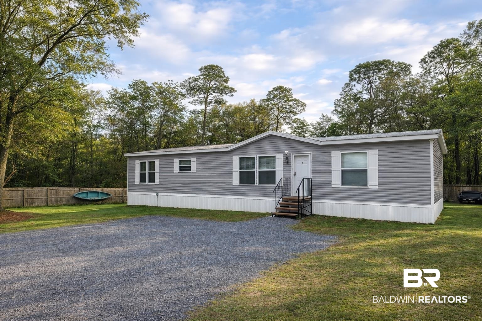 19230 Carver Lane Foley, AL 36535 - Photo 1 of 12 Manufactured / mobile home with view of scattered trees