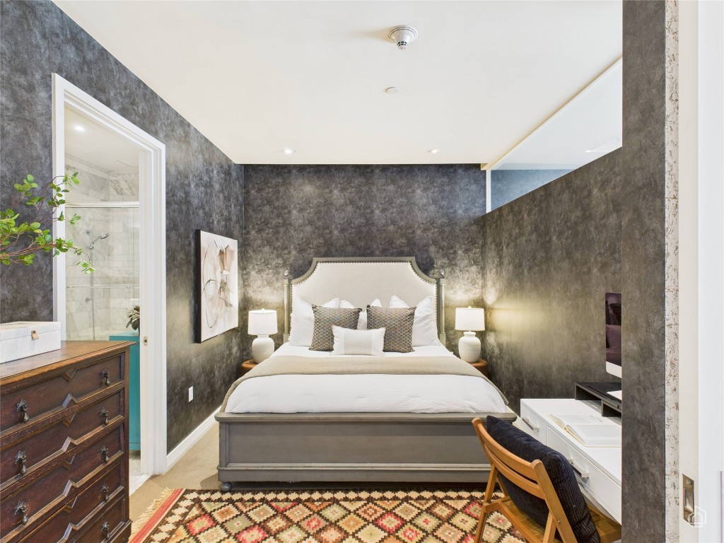 210 Lavaca Street, Unit 1809 Austin, TX 78701 - Photo 6 of 32 Bedroom featuring baseboards and recessed lighting