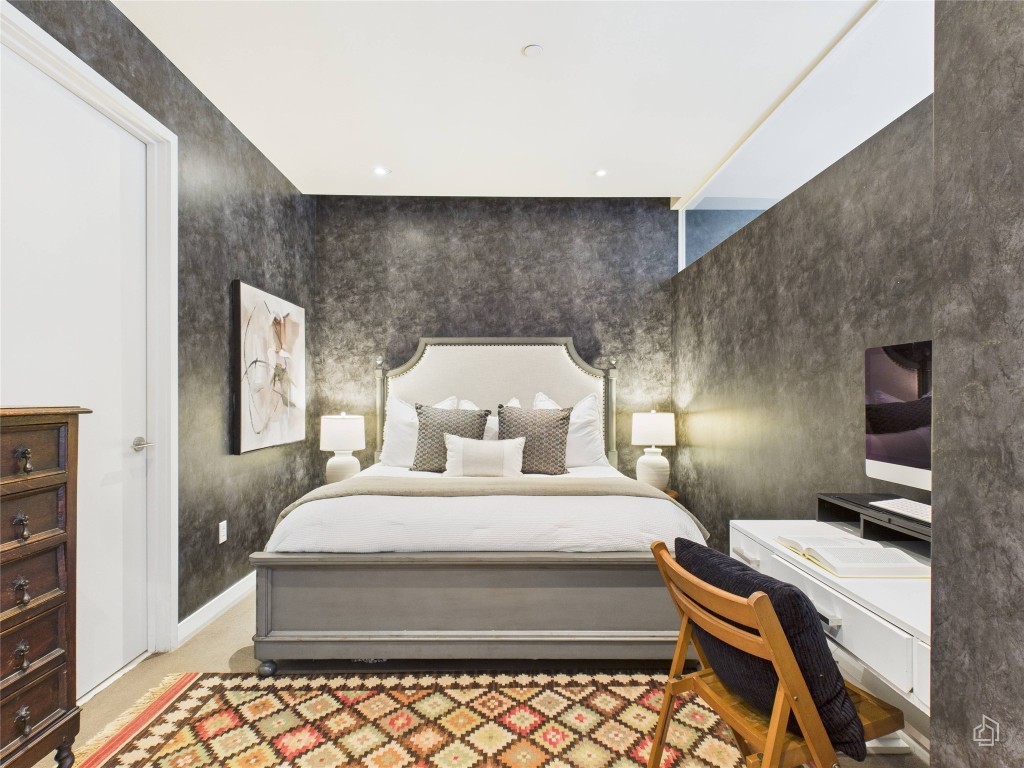 210 Lavaca Street, Unit 1809 Austin, TX 78701 - Photo 7 of 32 Carpeted bedroom featuring baseboards and recessed lighting