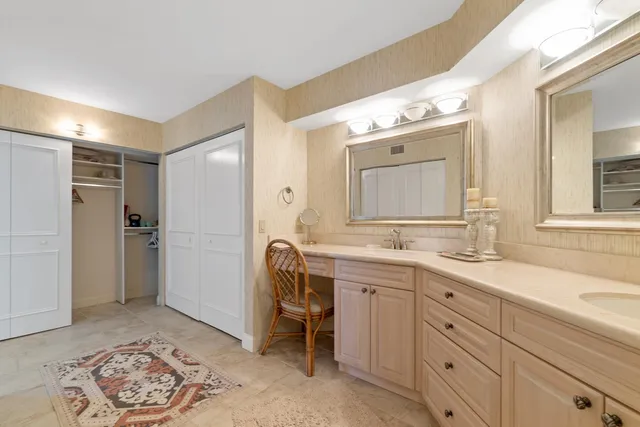 a bathroom with a bathtub and a toilet