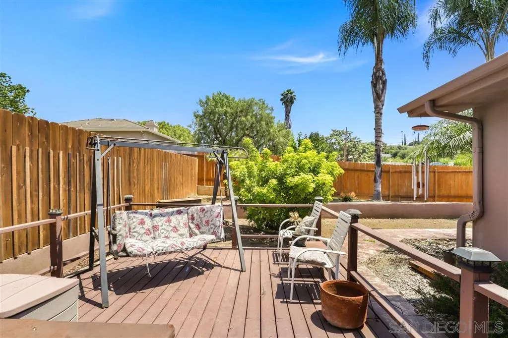 1021 Hillcrest View Lane Fallbrook, CA 92028 - Photo 23 of 24 a view of balcony with wooden floor and outdoor seating