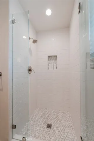 a view of a kitchen from the windows