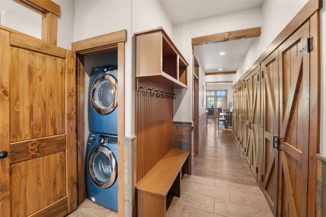 a view of a city street from a terrace