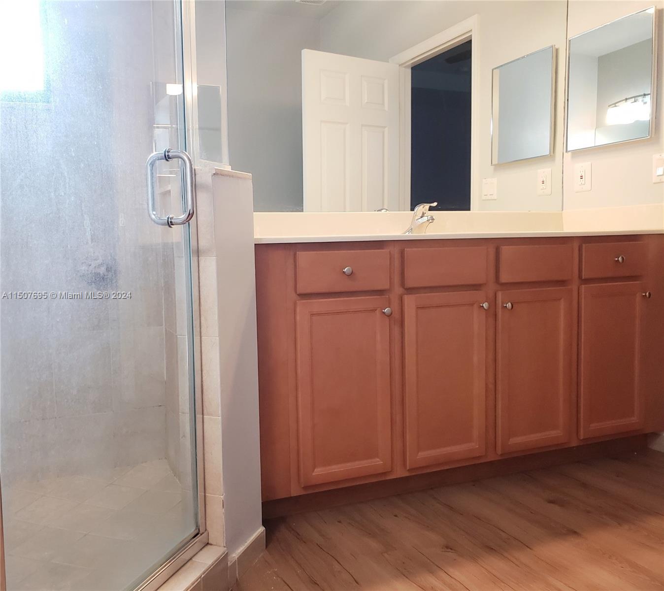 11343 Southwest 232nd Terrace Homestead, FL 33032 - Photo 20 of 35 a bathroom with a sink and a mirror