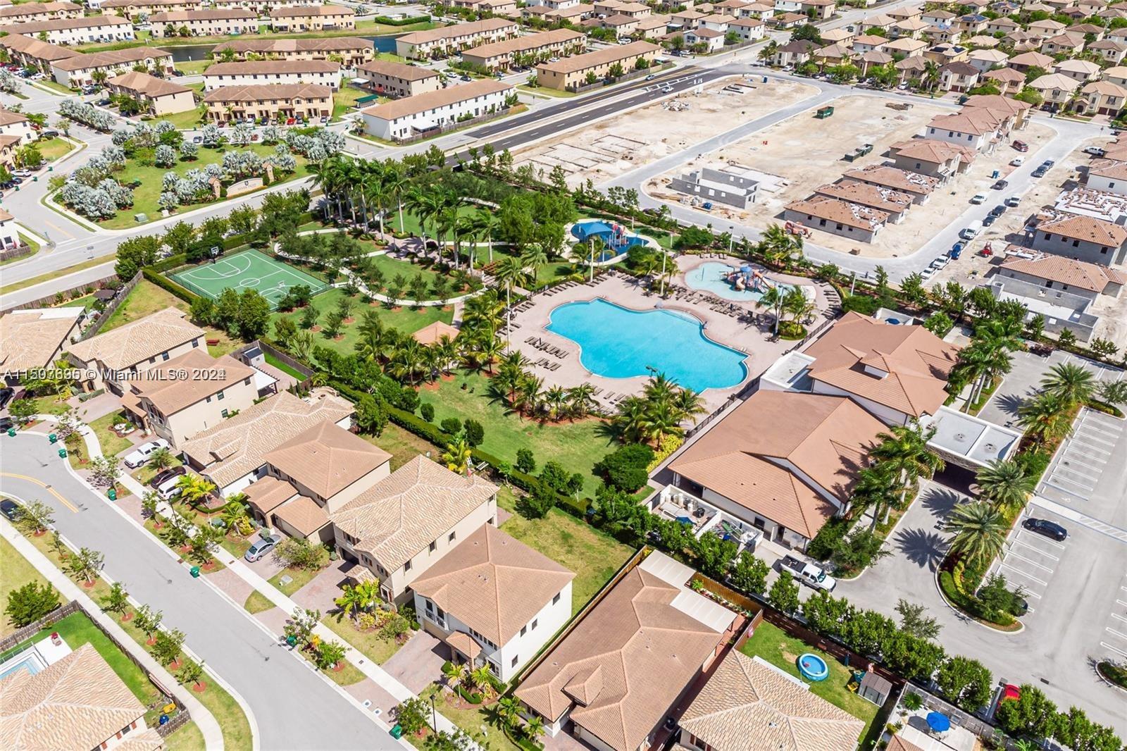 11343 Southwest 232nd Terrace Homestead, FL 33032 - Photo 30 of 35 an aerial view of residential houses with outdoor space