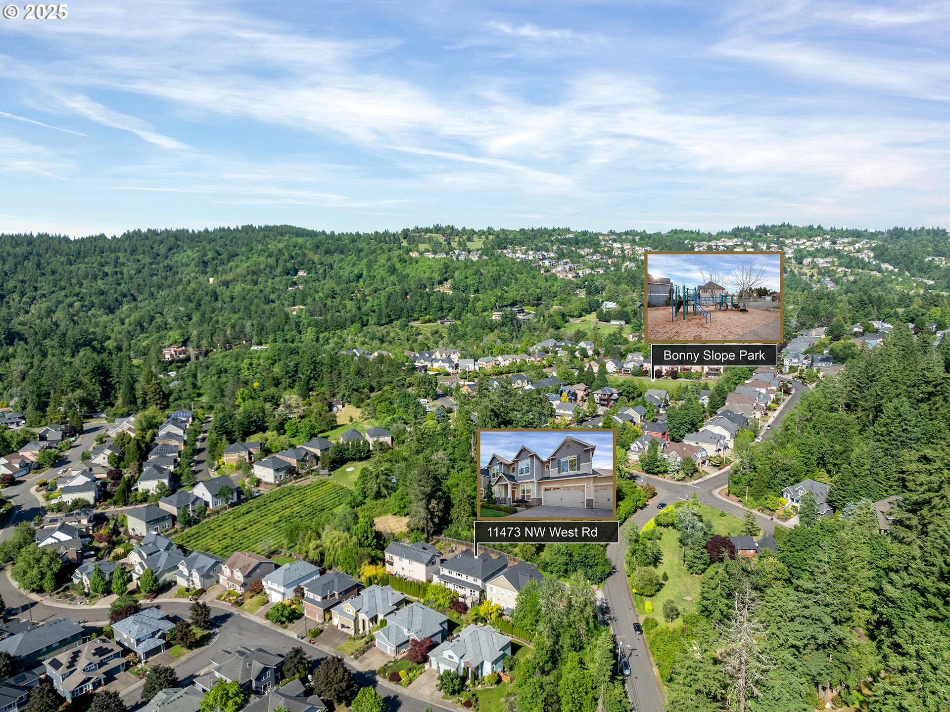 11473 Northwest West Road Portland, OR 97229 - Photo 44 of 48 Drone View/UAV